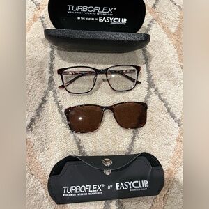 Women’s Cargo C5062 Tortoise Frames with Easyclip Magnetic sunglasses 😎